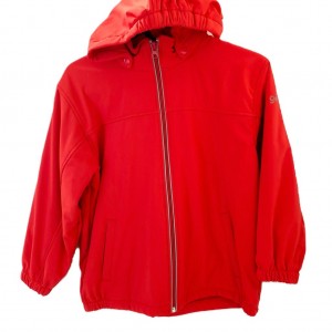 Fantovska rdeča podložena softshell jakna 5-6 L