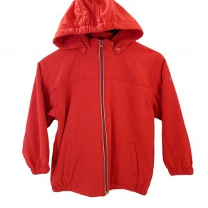 Fantovska rdeča podložena softshell jakna 3-4 L