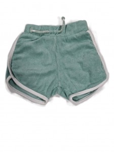 Zelene pliš kratke hlače 3-6 M